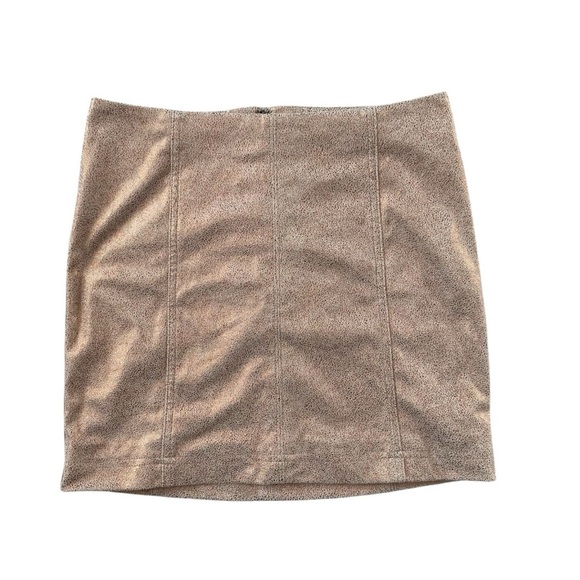 FREE PEOPLE Metallic Speckled Mini Skirt - Picture 1 of 6